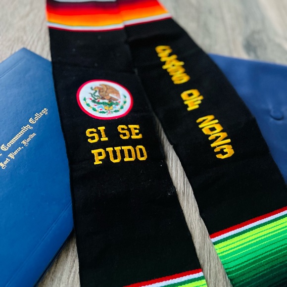 Graduation class of 2023 Mexican sash sarape graduation estola FIRST GENERATION - Picture 4 of 4